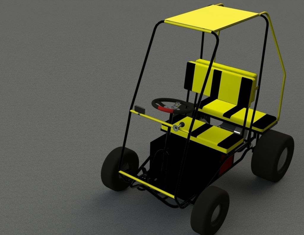 3D Go Kart model