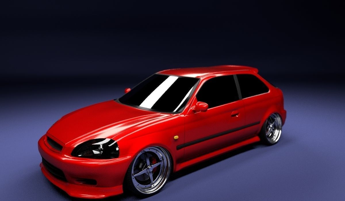 Honda Civic 98 3D model