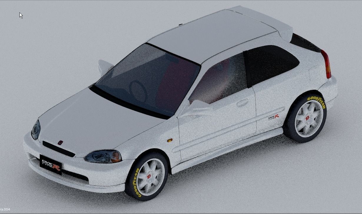 Honda Civic VI Type R 3D model