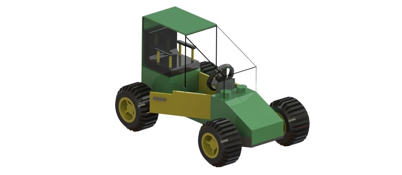 Lego Car 3D model
