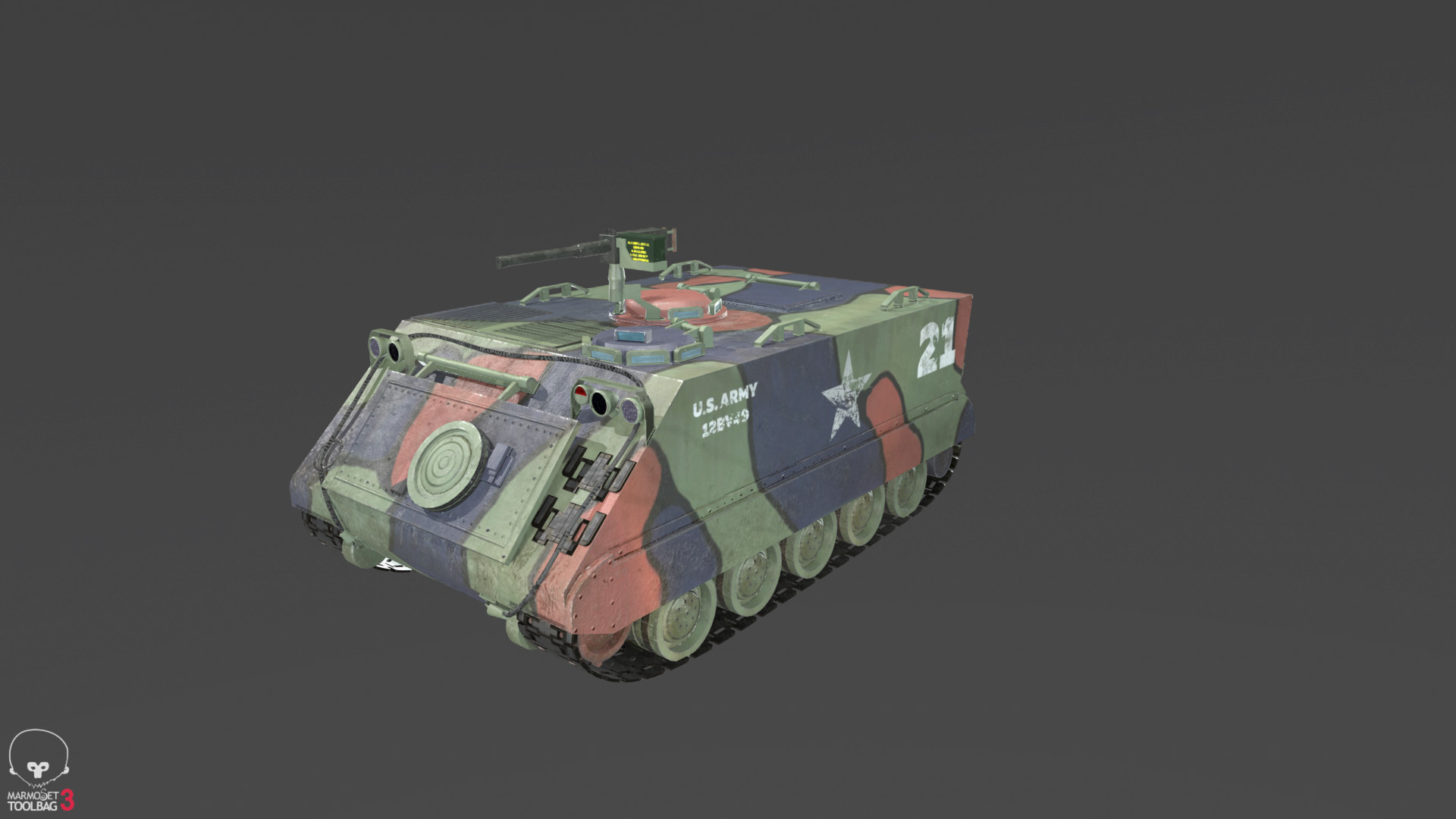 3D M113A1 model