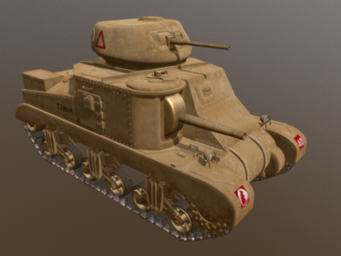 M3 Grant Tank 3D model