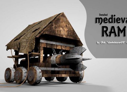 Medieval Ram 3D model