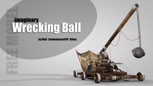 Medieval Wrecking Ball 3D model