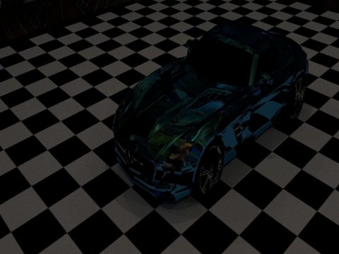 Mercedes Benz SLS 3D model