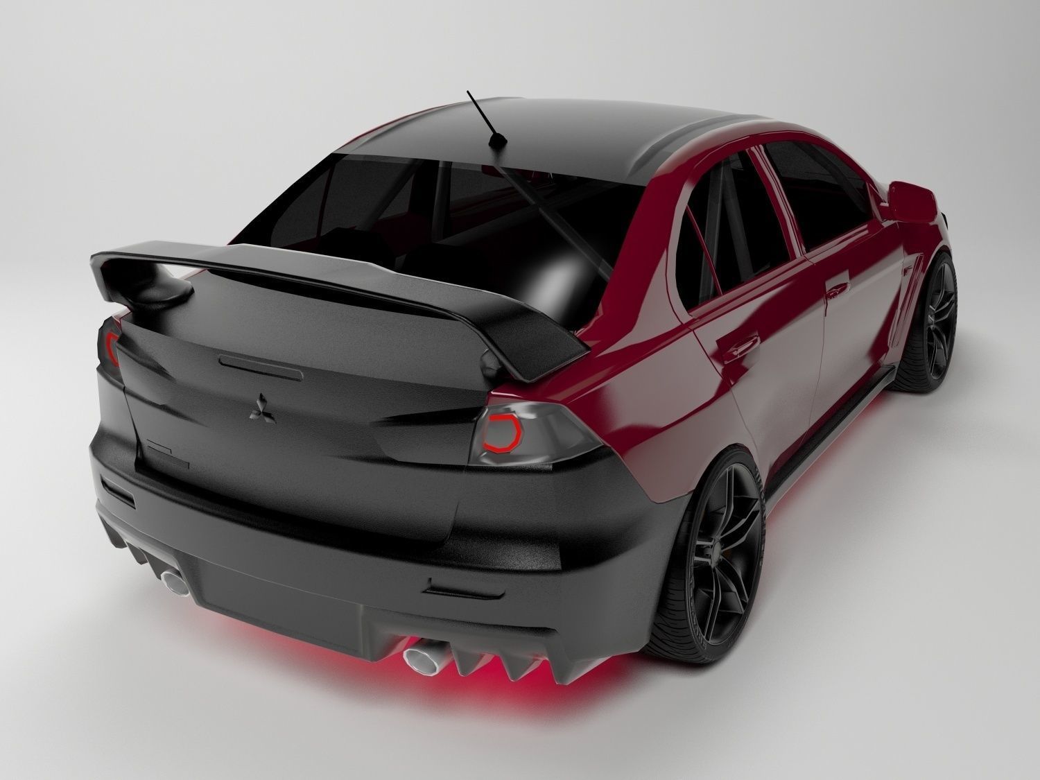 Mitsubishi Lancer Evolution 3D model