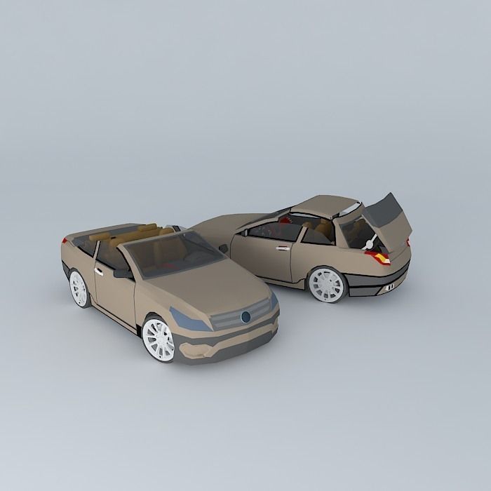 NEG cabriolet car 3D model