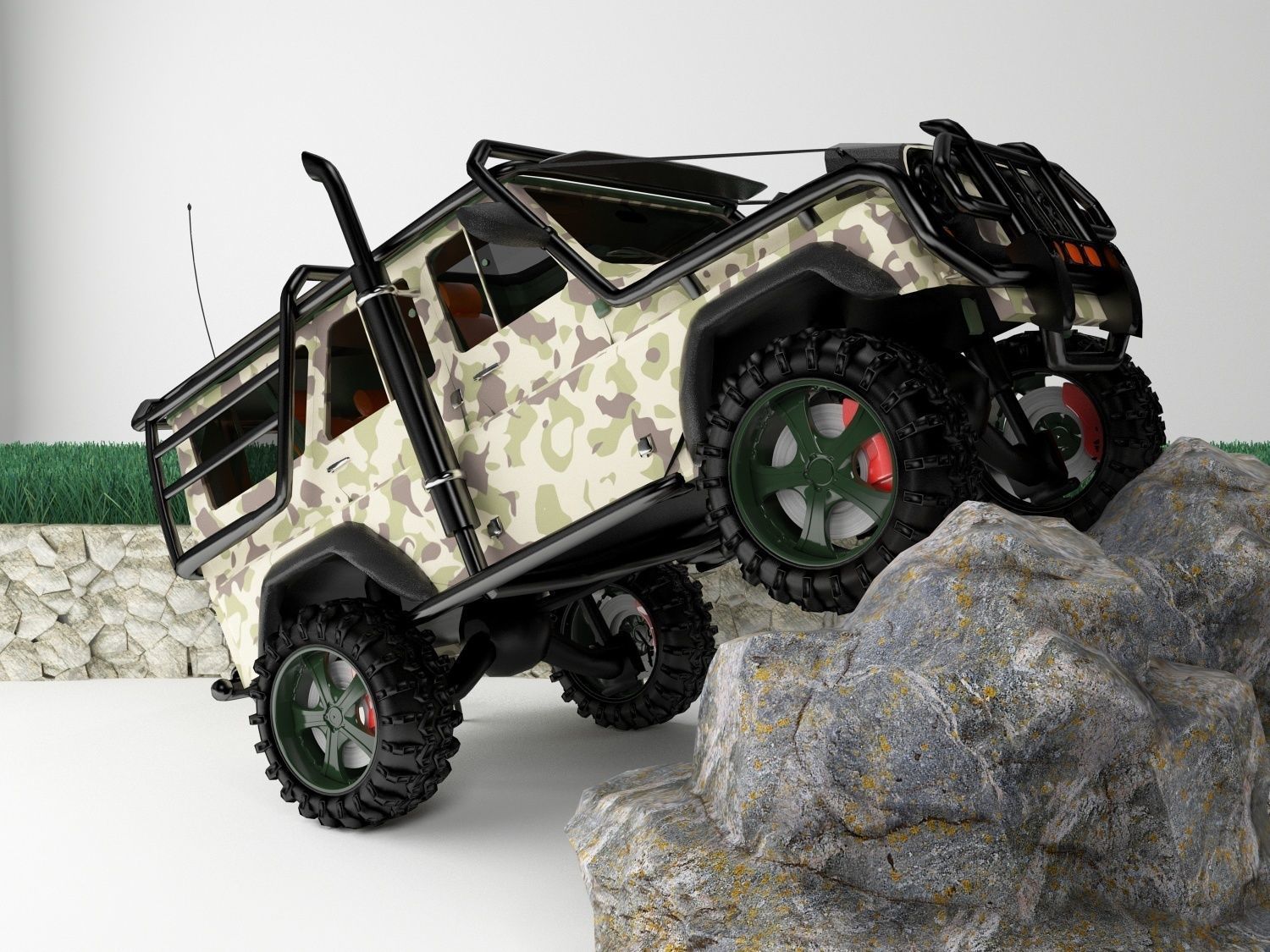 Off Road Jeep 3D model