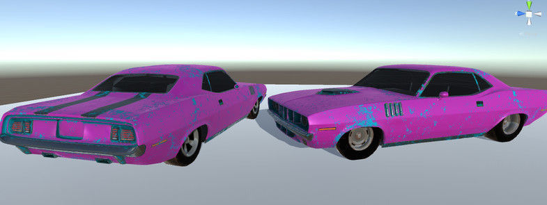 Plymouth low poly 3D model