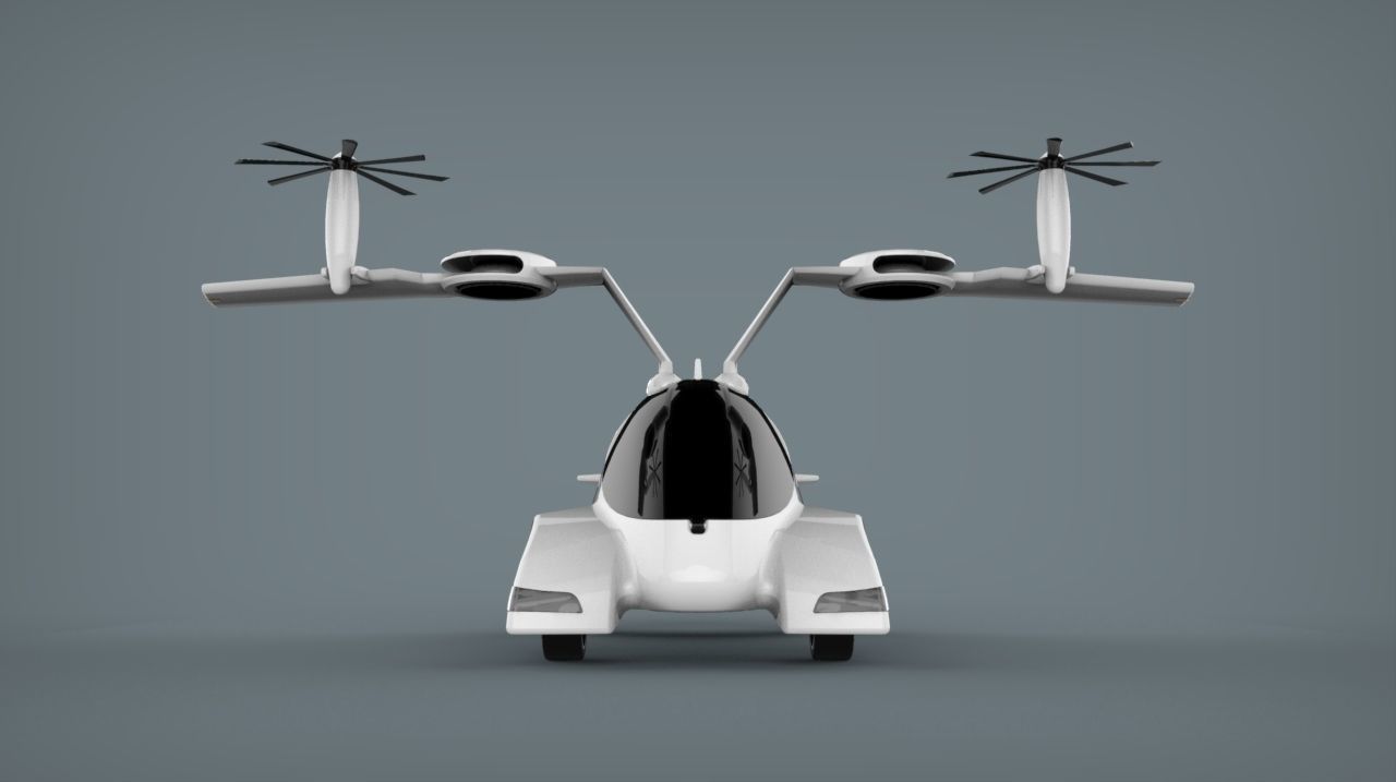 3D R-TFC 007 Flying Car model