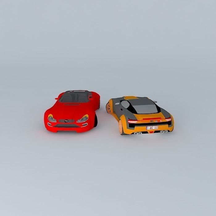 3D Racing car model