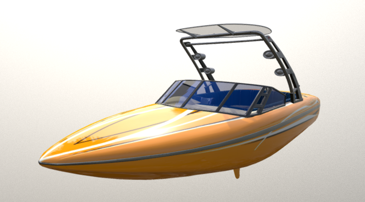 Speedboat 3D model