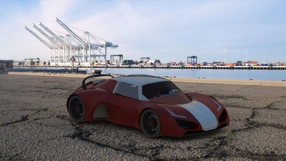 3D Super Car model