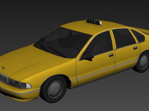 Taxi Car 3D model