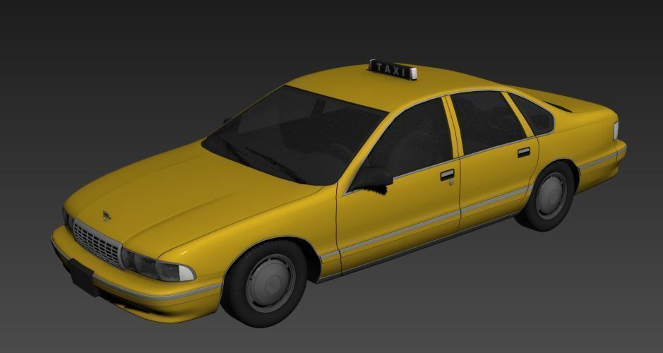 Taxi Car 3D model