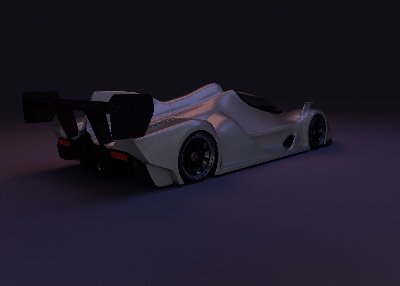 The Le mans Car 3D model