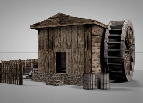 The Mill House 3D model