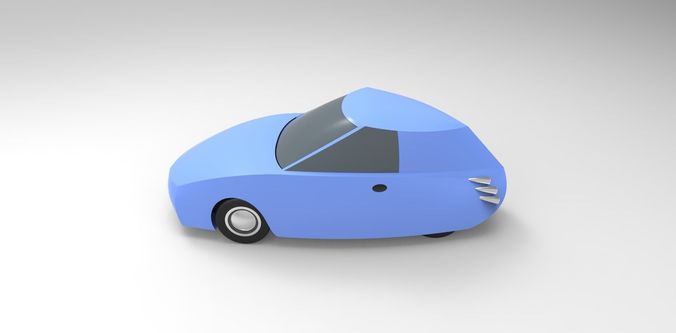 Toon Car 3D model
