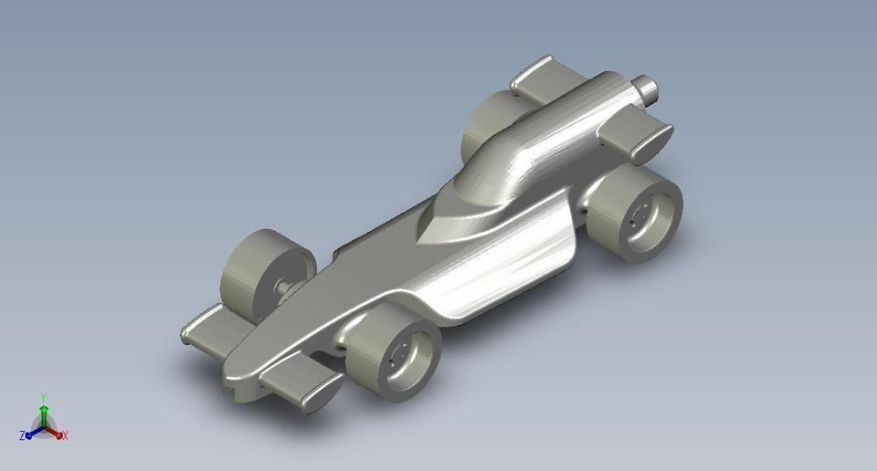 3D Toy F1 car model