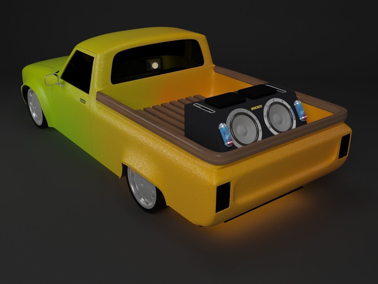 3D Toyota Hilux model