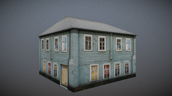 Two-storey house 3D model
