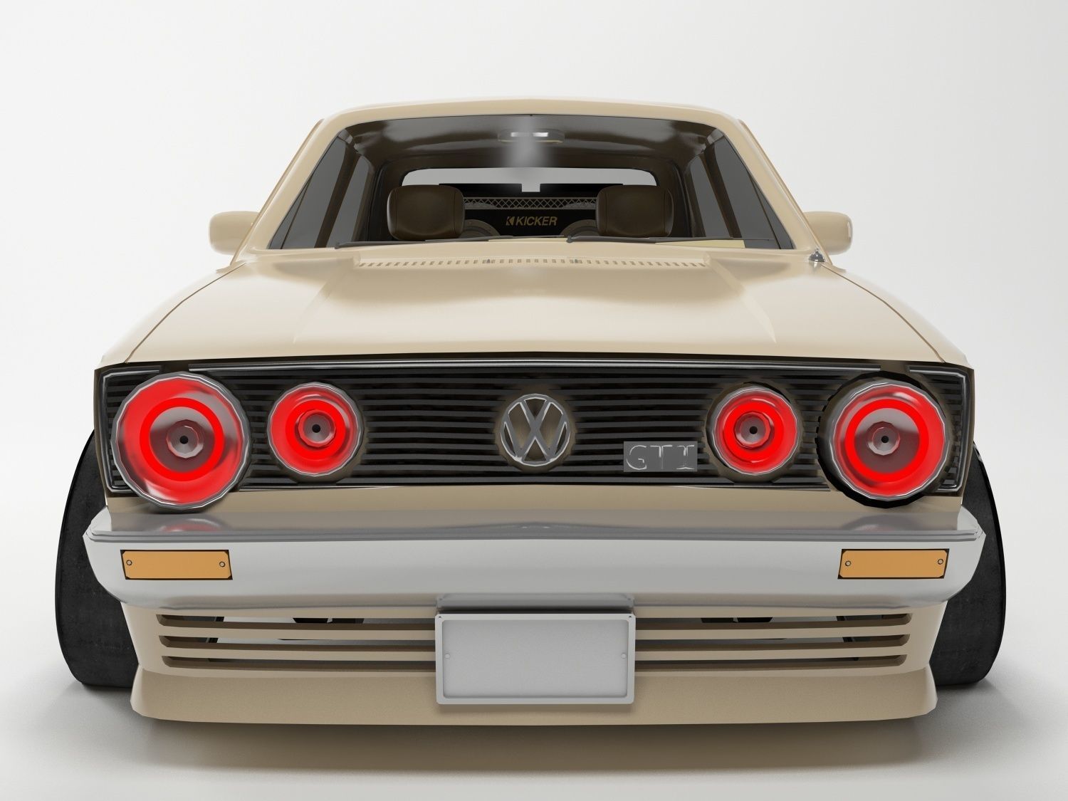 Volkswagen Golf Gti 3D model