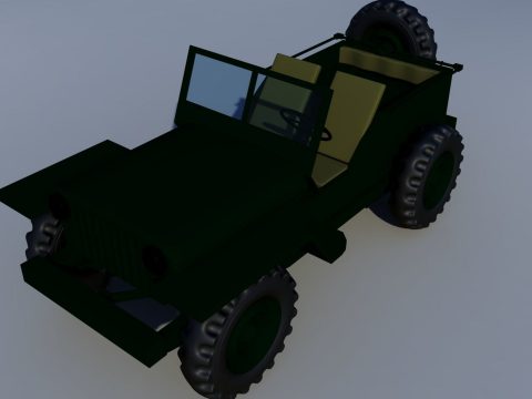 Wily Jeep 3D model