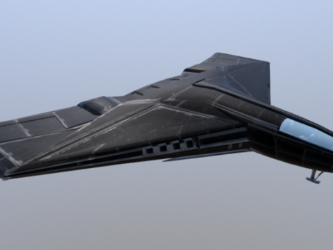 X-B23 Bomber 3D model