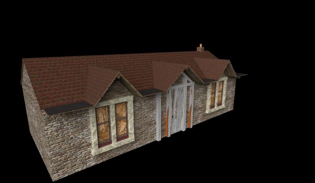 Abandoned cottage  3D model