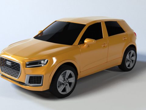 3D Audi q2model