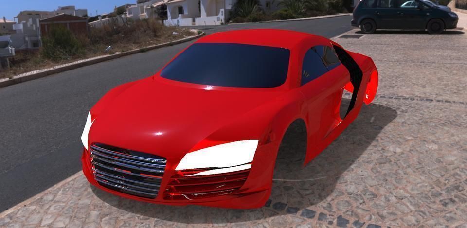 3D Audi r8 model