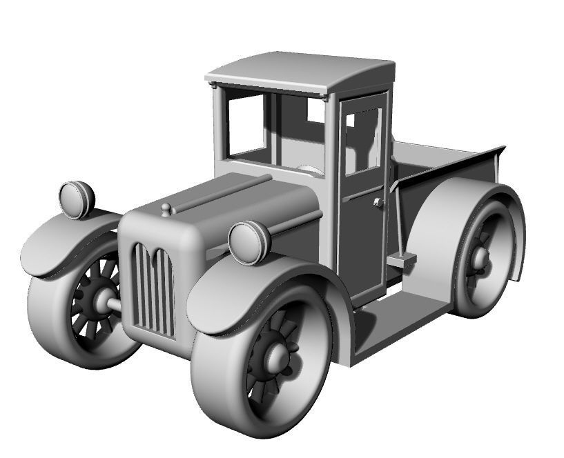 Car toy 3D model