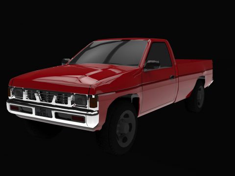 Datsun pick-up 1993 3D model