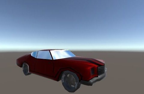 Muscle car 3D model