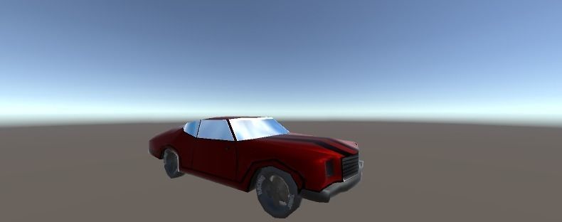 Muscle car 3D model
