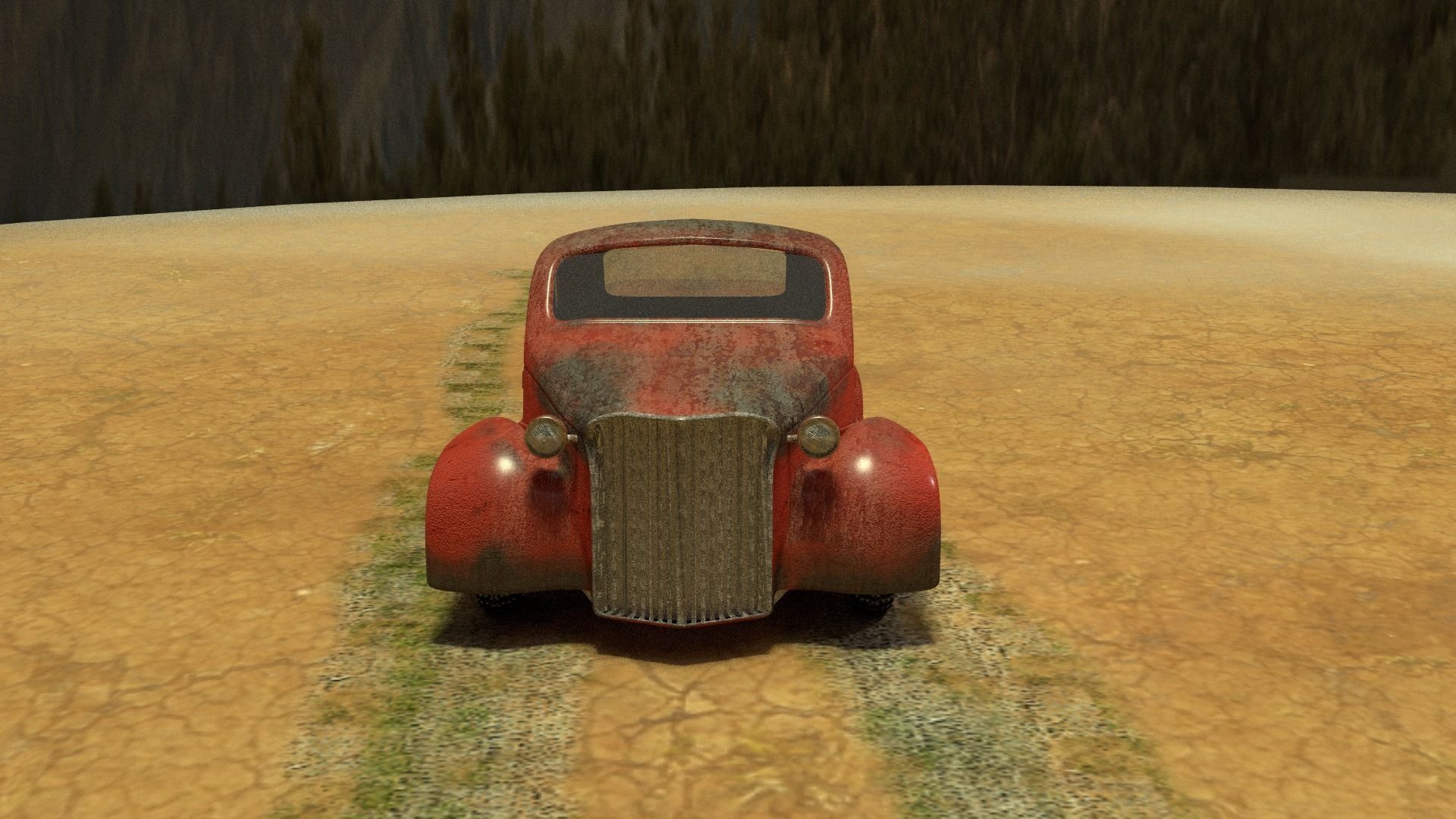 3D Old car model