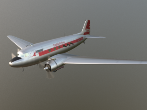 AC-47 3D model