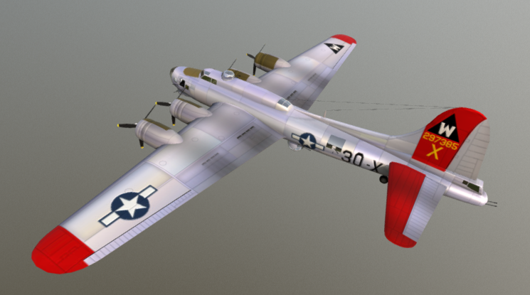B17 Flying Fortress 3D model