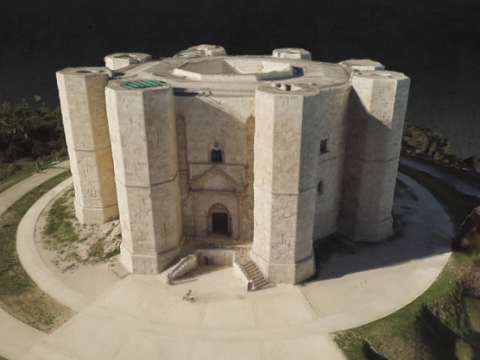 Castel del monte 3D model
