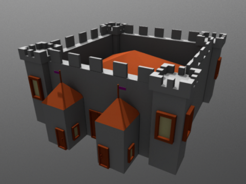 Castle 3D model