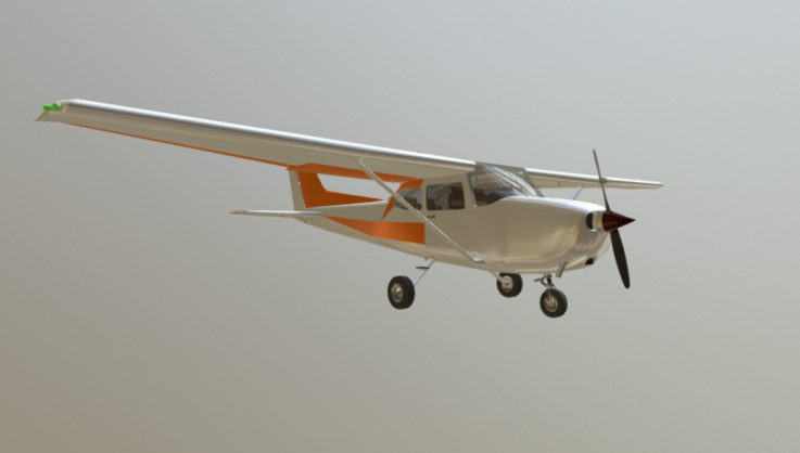 Cessna 172 3D model