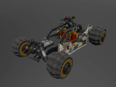 Desert Buggy 3D model