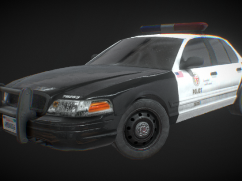Ford Crown Victoria Police Interceptor 3D model