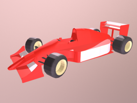 Formula 1 car 3D model