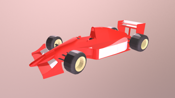 Formula 1 car 3D model