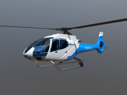 Helicopter 3D model