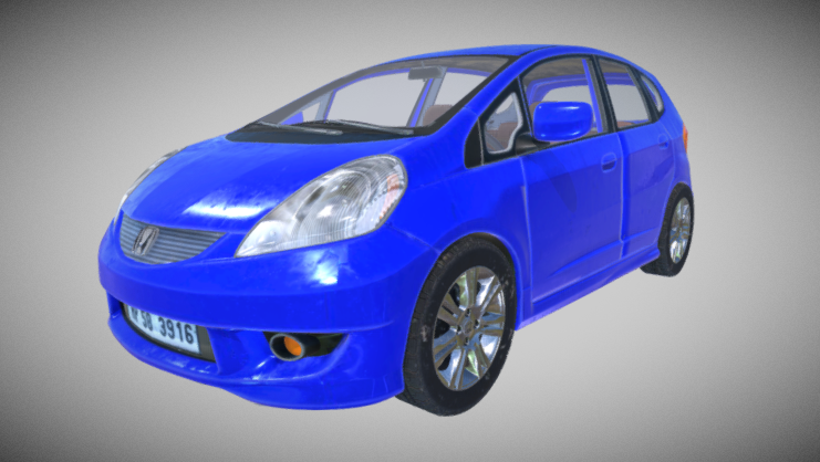 Honda Fit 3D model