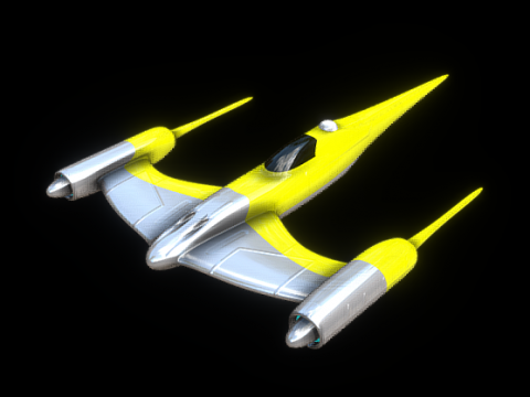 Naboo Starfighter 3D model
