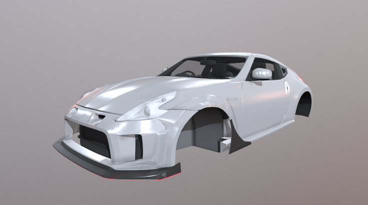 Nissan 370z varis kit project 3D model