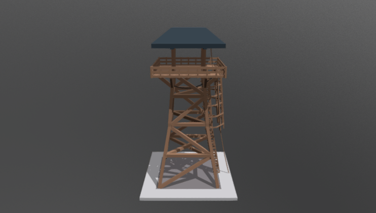 Observation Tower 3D model